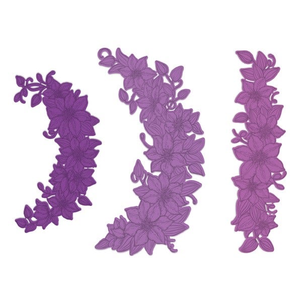 Heartfelt - Clematis  Spray- Dies - 2