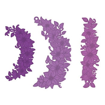 Heartfelt - Clematis  Spray- Dies