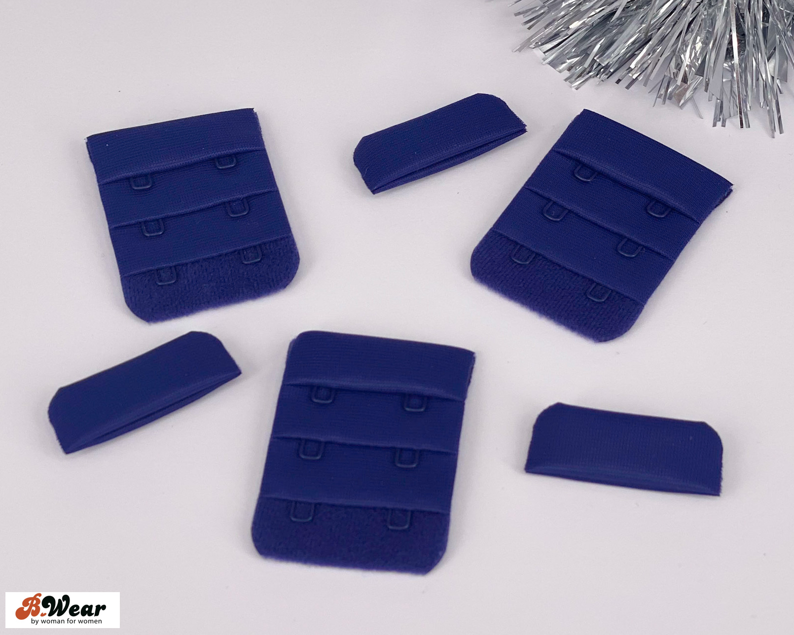 Hook & eye 2x3 - Navyblue - 2