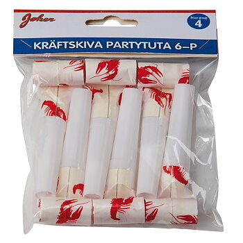 Kräftskiva Partytuta 6-P