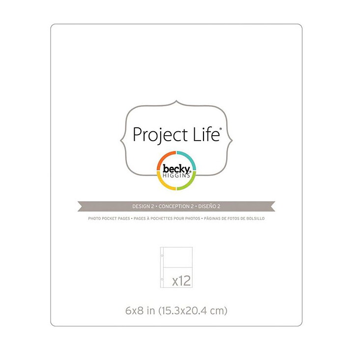 Project Life 6x8 Photo Pocket Pages - Design 2