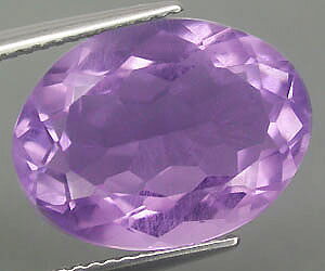 9.13 ct stor lyxig naturlig oval ametist ädelsten