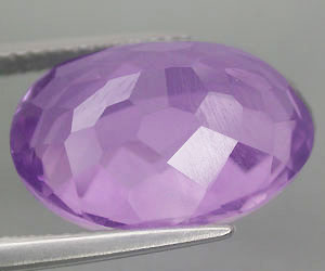 Piedra preciosa de amatista ovalada natural de lujo grande de 9,13 ct - 2
