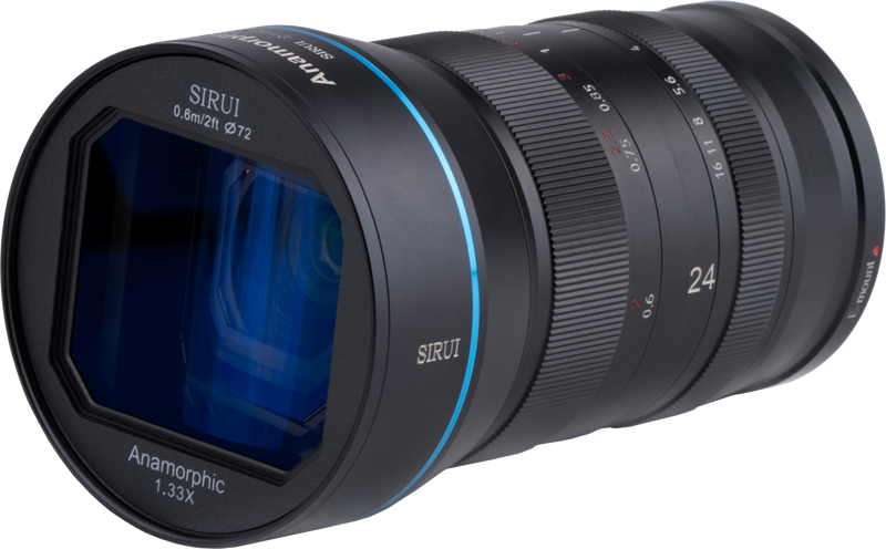 Sirui 24mm f2.8 Anamorphic Lens 1,33x (MFT mount) - Voosestore
