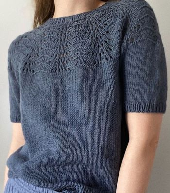 LeKnit Peacock Tee
