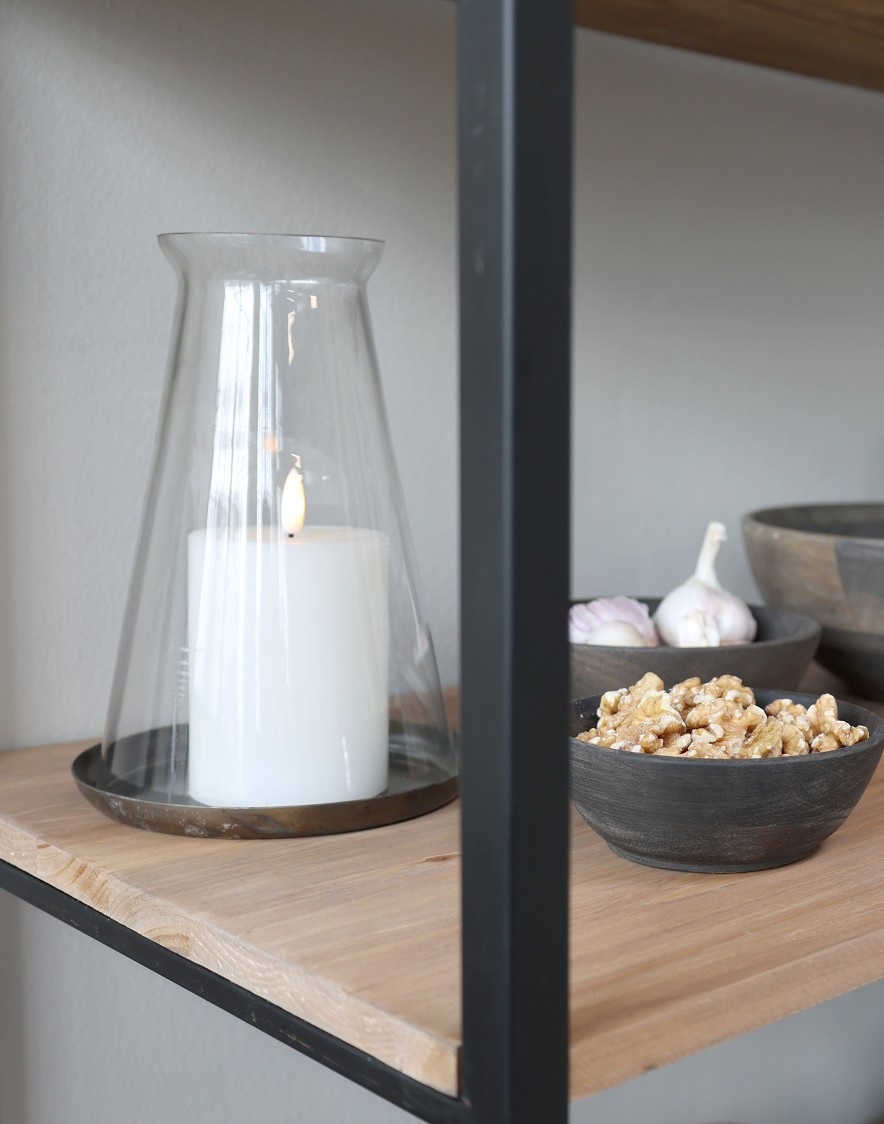 Glass dome - Lantern - Storm glass - 22 cm - Large - 2