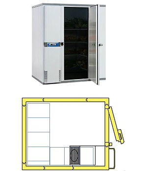 Porkka - Kylrum - 1518 - Mått: 1500x1800 mm - Temp: +2°C...+12°C