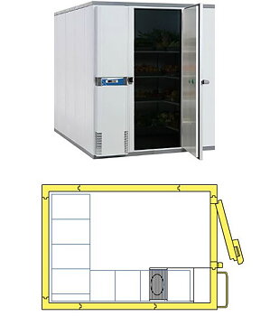 Porkka - Kylrum - 1521 - Mått: 1500x2100 mm - Temp: +2°C...+12°C