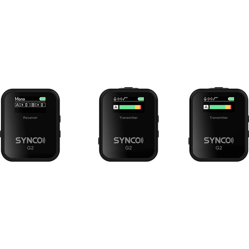 Synco WAir-G2-A2 2-Person Wireless Microphone System (2.4 GHz) - 2