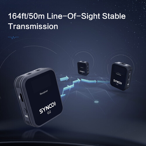 Synco WAir-G2-A2 2-Person Wireless Microphone System (2.4 GHz) - 10
