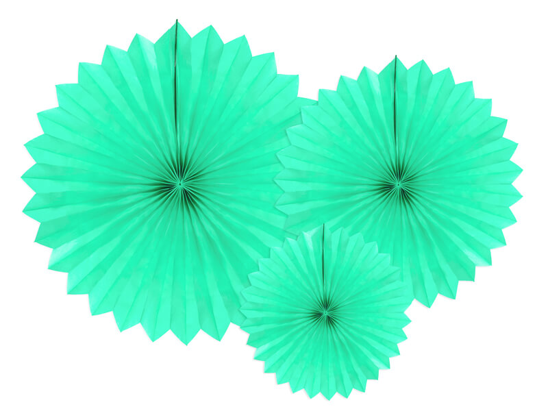 Pappersfjädrar | 3-pack | Mint
