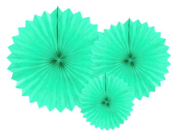 Pappersfjädrar | 3-pack | Mint