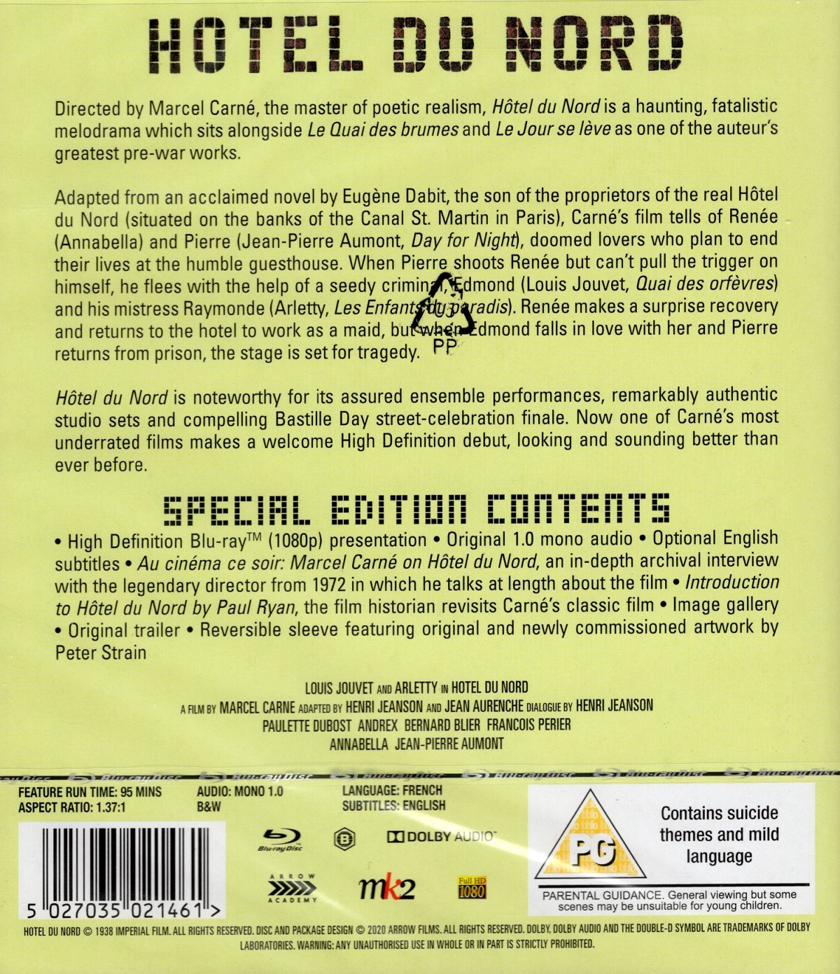 Hotel Du Nord (ej svensk text) (Blu-ray) - 2