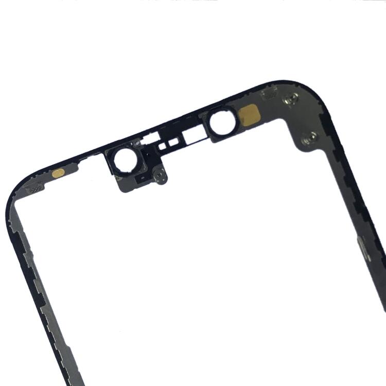 Original LCD Ram Främre för iPhone 12 - Svart - 2