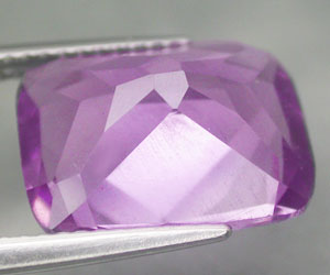 6.43 ct gnistrande vacker garanterat äkta ametist ädelsten - 2