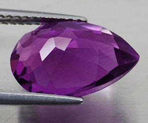 3.88 ct underbart vacker garanterat äkta ametist ädelsten - 3