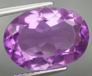 5.57 ct lyxig top kvalitets äkta naturlig ametist ädelsten