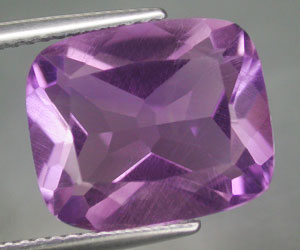 6.13 ct stor lyxig äkta naturlig ametist ädelsten