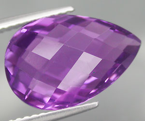 5.78 ct gnistrande vacker naturlig ametist ädelsten - 2