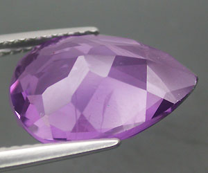 4.58 ct lyxig naturlig obehandlad ametist ädelsten - 2