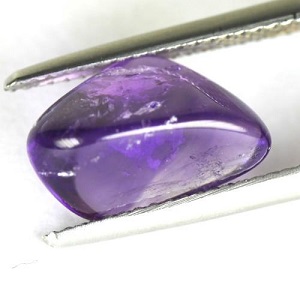 3.81 ct mycket vacker naturlig Uruguay ametist ädelsten