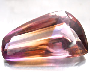 Piedra preciosa de ametrino natural genuina enorme de 48,10 ct - 2