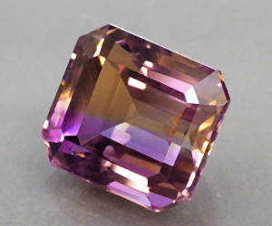 Piedra preciosa de ametrino natural genuina rara de lujo grande de 12.01ct - 4