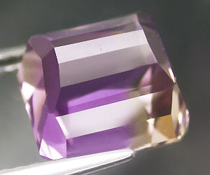 Piedra preciosa de ametrino natural genuina perfecta de lujo de 4,83 quilates - 2