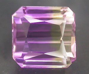Piedra preciosa de ametrino natural genuina perfecta de lujo de 4,83 quilates