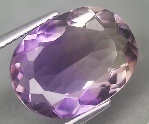 6.47 ct piedra preciosa de ametrino natural genuina muy rara - 3