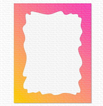 My Favorite Things -Watercolor Wash Rectangle Stencil 
