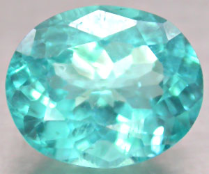 2,01 quilates de lujo de gran lustre superior natural apatito azul paraiba - 3