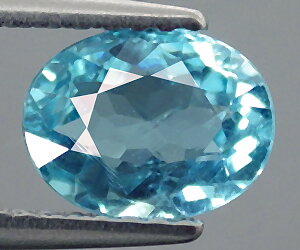 Piedra preciosa de apatita natural increíblemente hermosa de 1,16 quilates