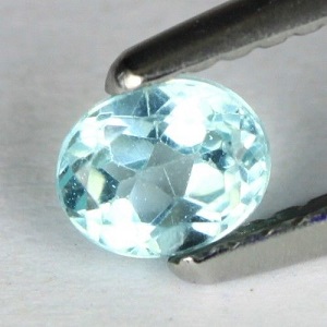 Piedra preciosa de apatito natural de primera calidad ovalada de 0,44 ct