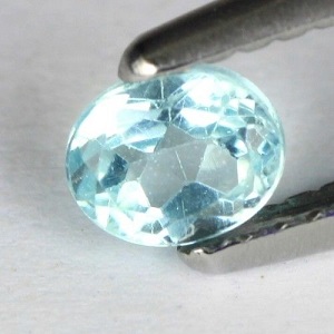 Piedra preciosa de apatito natural de primera calidad ovalada de 0,44 ct - 3