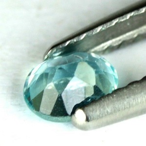 Piedra preciosa de apatito natural de primera calidad ovalada de 0,44 ct - 2