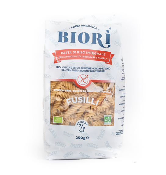 Biori Rårispasta Fusilli 250g