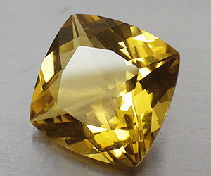 ¡Piedra preciosa de citrino natural genuina de clase mundial grande de 14,98 quilates! - 3