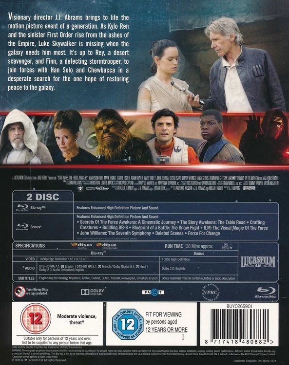 Star Wars VII: the Force Awakens (Blu-ray) - 2