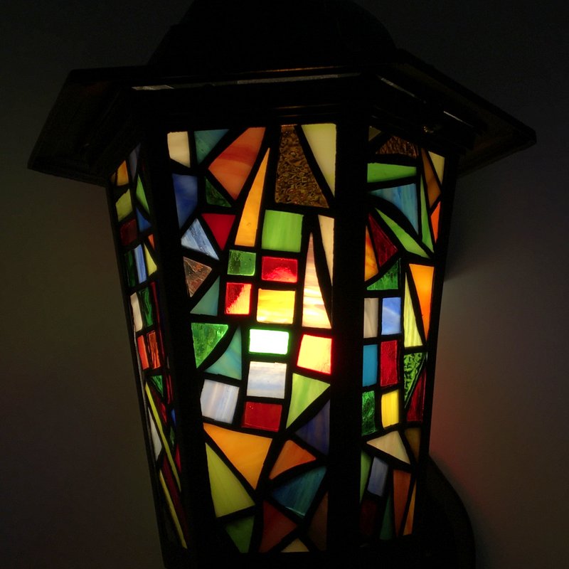 Wall lamp "Kaleidoscope" reversible mount ↕ 34cm - 4