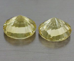3ct Matching 8.1mm Round Natural Citrine Gemstones - 2