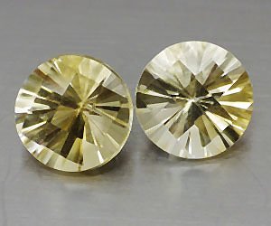 8.2mm Round Matching Top Luster Citrine Gemstones!