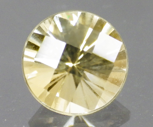 1.72 ct Sparkling beautiful 8.2 mm round perfect natural citrine