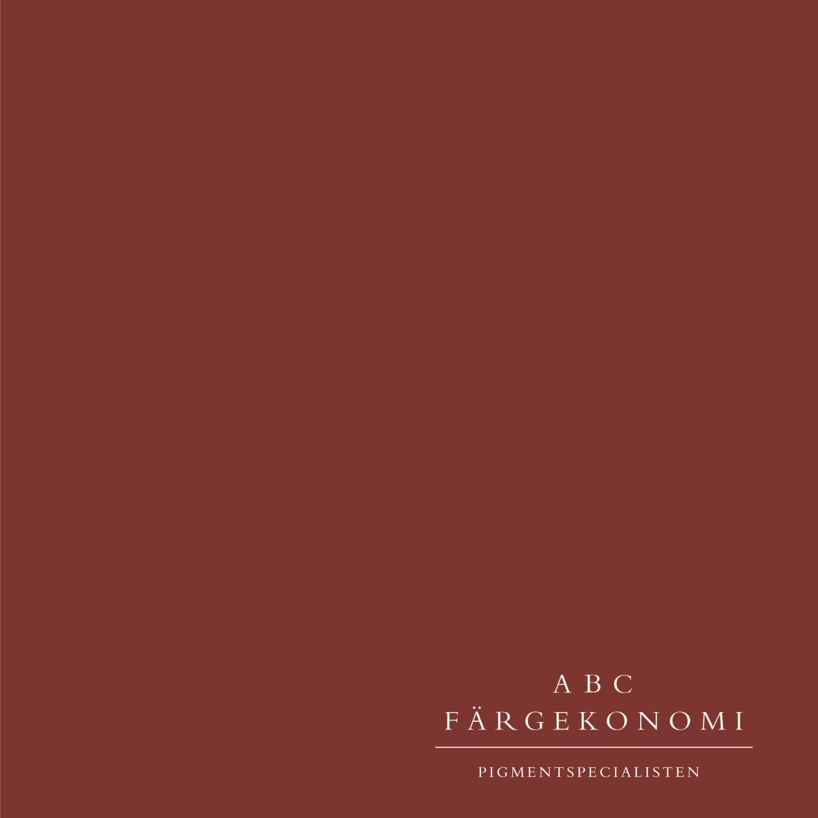 PIGMENT JÄRNOXIDRÖD MÖRK