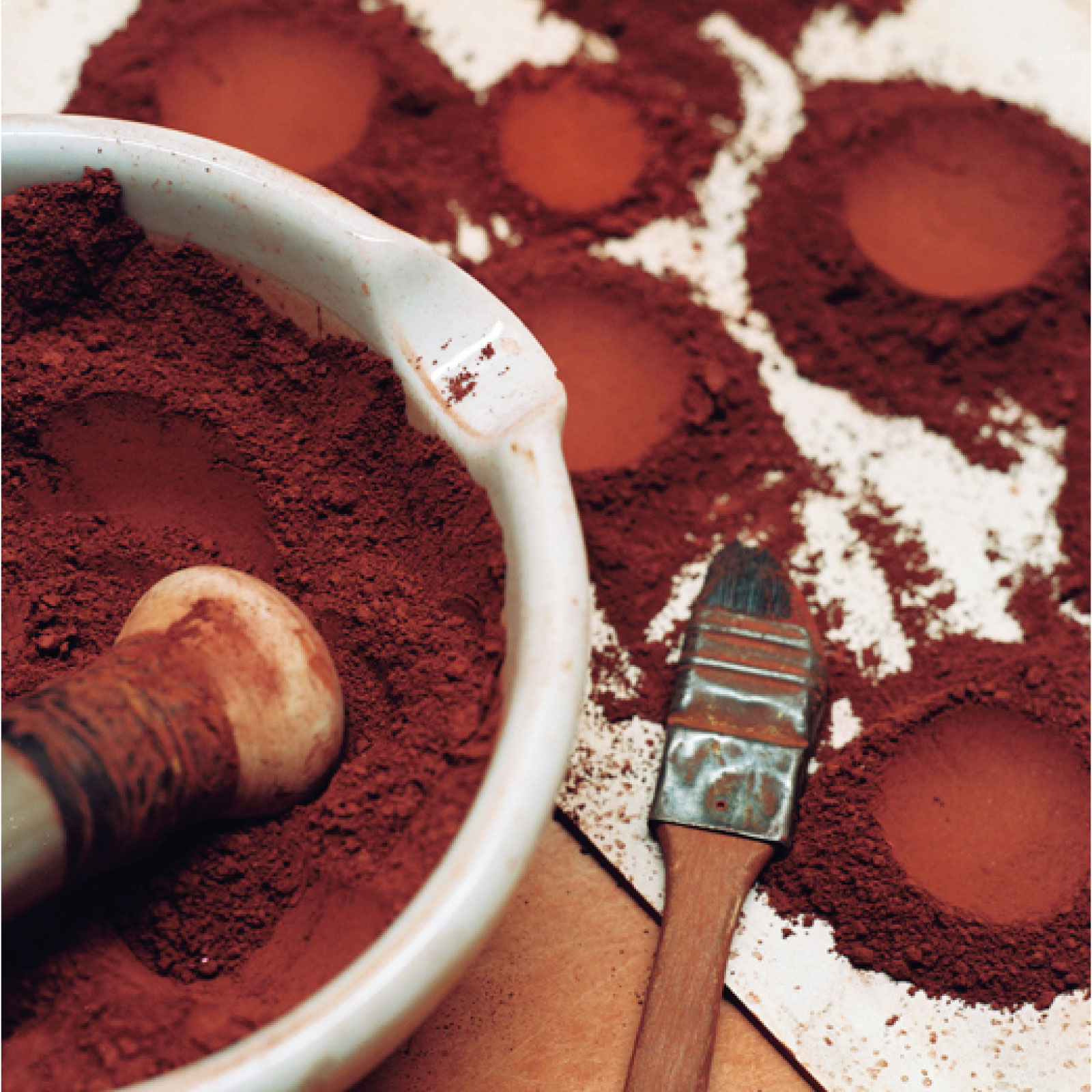 PIGMENT FALURÖD ÄKTA LJUS - 3