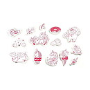 Find It Trading Textile Stamps - Magical Licornes