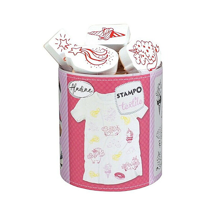 Find It Trading Textile Stamps - Magical Licornes