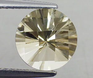1.69 ct Sparkling beautiful 8.2 mm round natural citrine