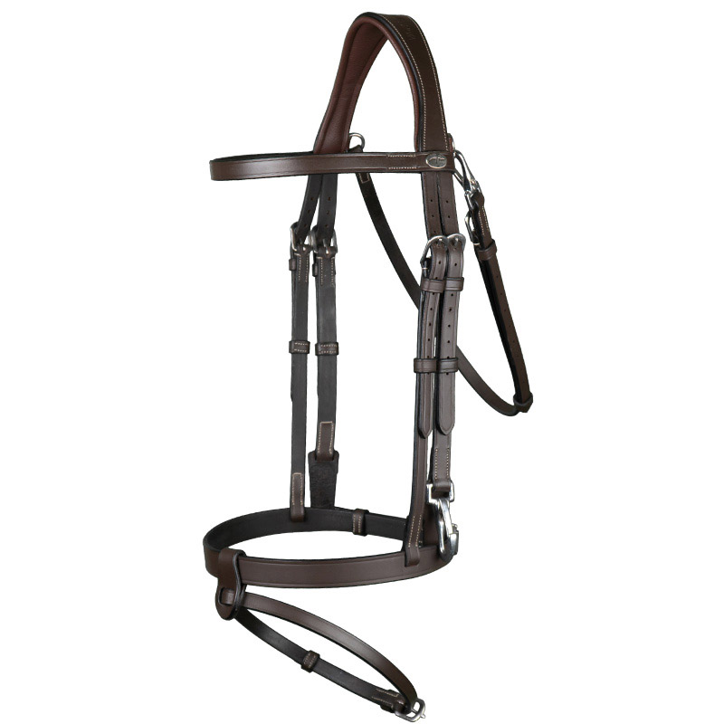 DYON WORKING BRIDLE SLÄT NOSGRIMMA S/S - 2