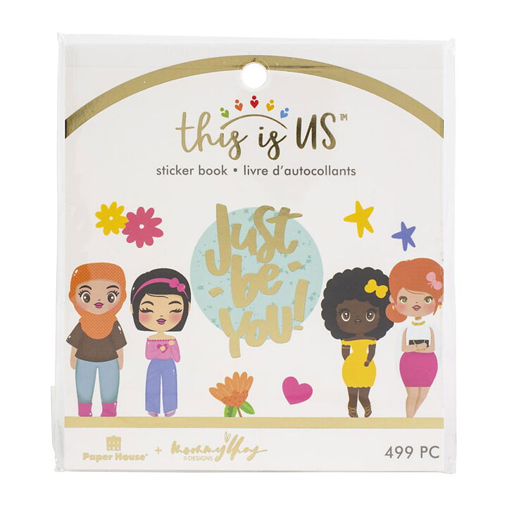 Paper House Mini Sticker Book This Is Us - Just Be You